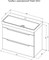 AQUANET Тумба с раковиной Практика 80 2 ящ. цв.белый матовый AQUANET-335760