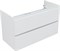 AQUANET Тумба с раковиной Эмбер 105 2 ящ. цв.белый матовый (раковина Luxury) AQUANET-332490