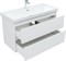 AQUANET Тумба с раковиной Эмбер 105 2 ящ. цв.белый матовый (раковина Urban) AQUANET-332498