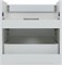 AQUANET Тумба с раковиной Эмбер 60 2 ящ. цв.белый матовый (раковина Luxury) AQUANET-332494