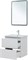 AQUANET Тумба с раковиной Эмбер 60 2 ящ. цв.белый матовый (раковина Urban) AQUANET-332503