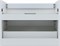 AQUANET Тумба с раковиной Эмбер 80 2 ящ. цв.белый матовый (раковина Luxury) AQUANET-332492