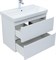 AQUANET Тумба с раковиной Эмбер 80 2 ящ. цв.белый матовый (раковина Luxury) AQUANET-332492