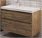 AQUANET Тумба под раковину Nova Lite 2.0 100 дуб рустикальный, левая AQUANET-346320
