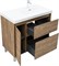AQUANET Тумба под раковину Nova Lite 2.0 90 напольная, дуб рустикальный, правая AQUANET-346345