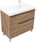 AQUANET Тумба под раковину Nova Lite 2.0 90 напольная, дуб рустикальный, правая AQUANET-346345