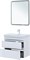 AQUANET Тумба под раковину Слим 80 белый сатин AQUANET-346049