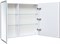 AQUANET Зеркальный шкаф Оптима 100 с LED подсветкой AQUANET-341427