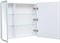 AQUANET Зеркальный шкаф Оптима 120 с LED подсветкой AQUANET-341429