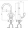 DK Смеситель высокий для кухни Venice.Gondola DA1022441 DA1022441