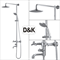 DK Душевая система Hessen.Goethe DA1384741E09 DA1384741E09