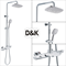 DK Термостатическая душевая система Bayern.Potsdam DA2143741B14 DA2143741B14