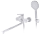 DK Смеситель для ванны с душем Bayern.F?rth DA1523308 длинный излив белый DA1523308