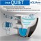 AQUAme Унитаз подвесной с сиденьем SoftClose, смыв QUIET, скрытый крепеж. 520x365x360 AQM2002LPRO