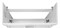 AZARIO Комплект Тумба Кантри 80/2 подвесная белая глянцевая с раковиной Фостер 80 CS00097255 CS00097255