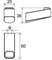 RAVAK Крючок одинарный TD 110.20 черный X07P555