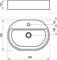 RAVAK Умывальник Ceramic Slim Shelf O XJX01155003