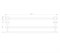WONZON & WOGHAND Полотенцедержатель двойной SIMPLE, Хром (WW-6511) WW-6511