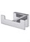 WONZON & WOGHAND Двойной крючок для ванной FLAT, Хром (WW-9725) WW-9725