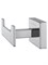 WONZON & WOGHAND Двойной крючок для ванной FLAT, Хром (WW-9725) WW-9725