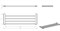 WONZON & WOGHAND Полка для полотенец , Хром (WW-V3901-CR) WW-V3901-CR