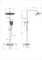 WONZON & WOGHAND Душевая система Shelf, Брашированное золото (WW-B3552-BG) WW-B3552-BG