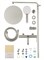 WONZON & WOGHAND Душевая система STICK, Брашированный никель (WW-88739017-BN) WW-88739017-BN
