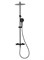 WONZON & WOGHAND Душевая система с термостатом STICK, Черный матовый (WW-88739903-MB) WW-88739903-MB