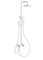 WONZON & WOGHAND Душевая система с техническим душем , Белый матовый (WW-A30874-MW) WW-A30874-MW
