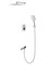 WONZON & WOGHAND Душевая система встраиваемая FLEX, Хром (WW-88939072-CR) WW-88939072-CR