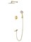 WONZON & WOGHAND Душевая система встраиваемая STICK, Брашированное золото (WW-88939017-BG) WW-88939017-BG