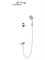 WONZON & WOGHAND Душевая система встраиваемая STICK, Хром (WW-88939017-CR) WW-88939017-CR