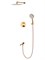 WONZON & WOGHAND Душевая система с термостатом встраиваемая STICK, Розовое золото (WW-88929010-RG) WW-88929010-RG