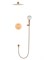 WONZON & WOGHAND Душевая система с термостатом встраиваемая STICK, Розовое золото (WW-88929010-RG) WW-88929010-RG
