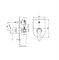 WONZON & WOGHAND Смеситель для ванны встраиваемый SHARK, Хром (WW-483700-CR) WW-483700-CR