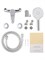 WONZON & WOGHAND Смеситель для ванны с душем ALFA, Хром (WW-AE3204-CR) WW-AE3204-CR