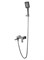WONZON & WOGHAND Смеситель для ванны с душем CUBE 2.0, Темный графит (WW-88037068-BGM) WW-88037068-BGM