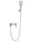 WONZON & WOGHAND Смеситель для ванны с душем CUBE 2.0, Хром (WW-88037068-CR) WW-88037068-CR