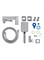 WONZON & WOGHAND Смеситель для ванны с душем CUBE, Хром (WW-88639016-CR) WW-88639016-CR
