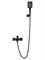 WONZON & WOGHAND Смеситель для ванны с душем FLEX, Черный матовый (WW-88037072-MB) WW-88037072-MB