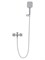 WONZON & WOGHAND Смеситель для ванны с душем FORZA, Хром (WW-639031-1-CR) WW-639031-1-CR