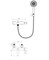 WONZON & WOGHAND Смеситель для ванны с душем STICK, Брашированное золото (WW-88639017-BG) WW-88639017-BG