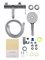 WONZON & WOGHAND Смеситель для ванны с душем STICK, Хром (WW-88639017-CR) WW-88639017-CR