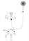 WONZON & WOGHAND Смеситель для ванны с душем TOR, Брашированное золото (WW-88037073-BG) WW-88037073-BG