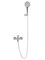 WONZON & WOGHAND Смеситель для ванны с душем TOR, Хром (WW-88037073-CR) WW-88037073-CR