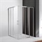 CEZARES MOLVENO-A-22 Душевой уголок квадратный двери раздвижные, стекло 6 мм, устанавливается на левую или правую стороны CEZARES MOLVENO-A-22