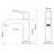 WONZON & WOGHAND Смеситель для раковины FLEX, Брашированное золото (WW-88018072-BG) WW-88018072-BG