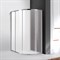 CEZARES MOLVENO-RH-1 Душевой уголок асимметричный двери раздвижные, стекло 6 мм, устанавливается на левую или правую стороны CEZARES MOLVENO-RH-1