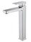 WONZON & WOGHAND Смеситель для раковины высокий CUBE 2.0, Хром (WW-88019068-CR) WW-88019068-CR