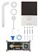 WONZON & WOGHAND Смеситель для раковины встраиваемый STICK, Белый матовый (WW-88869017-MW) WW-88869017-MW